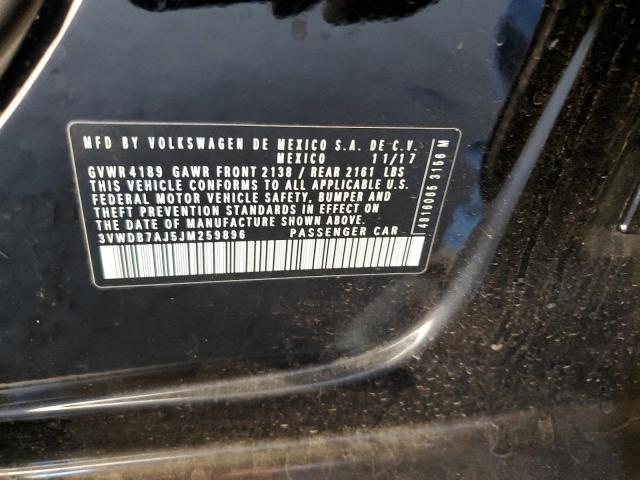 2018 VOLKSWAGEN JETTA SE #3301618650