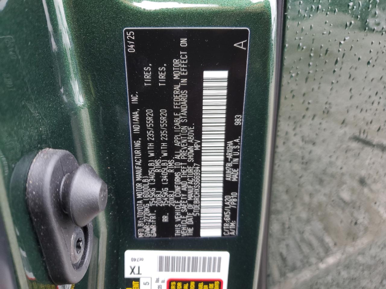 TOYOTA HIGHLANDER HYBRID LIMITED