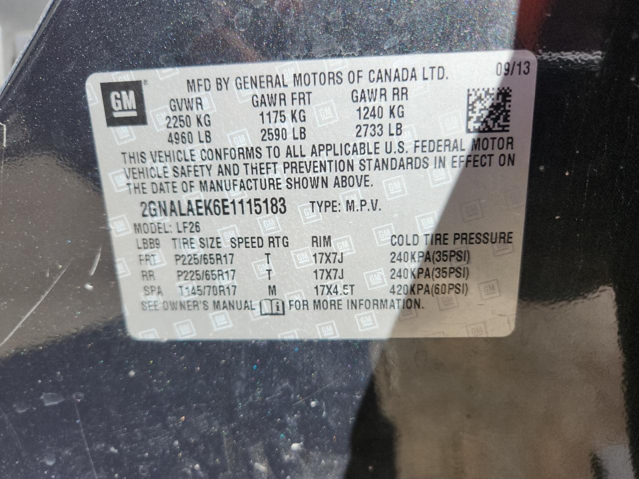 CHEVROLET EQUINOX LS