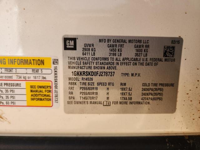 2015 GMC ACADIA SLT #3274685790