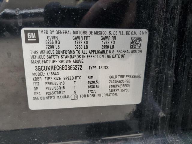 2014 CHEVROLET SILVERADO - 3GCUKREC6EG365272