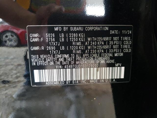 2025 SUBARU OUTBACK WI 4S4BTGUD1S3179202