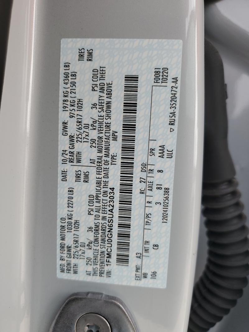 2025 FORD ESCAPE ACT #3296431640