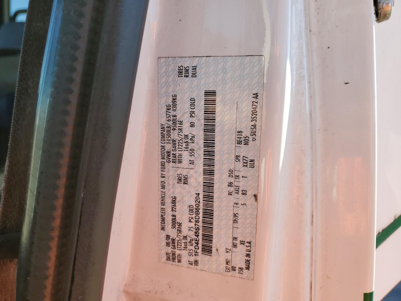 Lot #3283826453 2008 FORD ECONOLINE