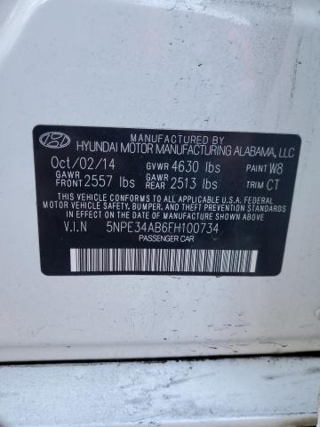 2015 HYUNDAI SONATA SPO 5NPE34AB6FH100734