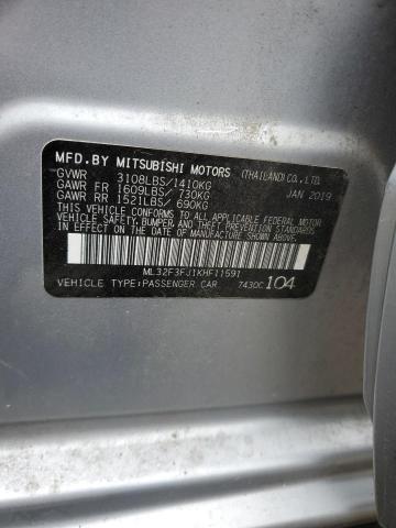 2019 MITSUBISHI MIRAGE G4 #3284828531
