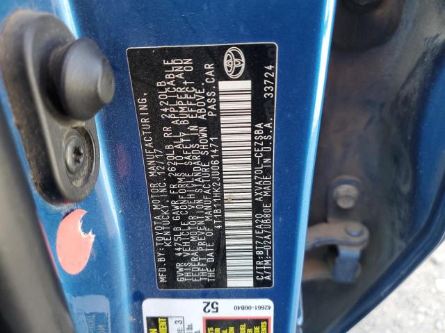 2018 TOYOTA CAMRY L - 4T1B11HK2JU061471