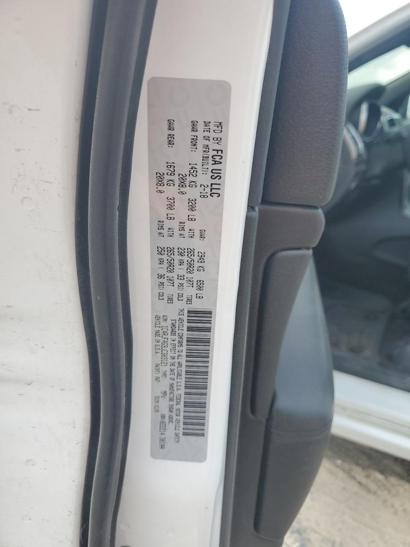 2018 JEEP GRAND CHER - 1C4RJFAG9JC303121