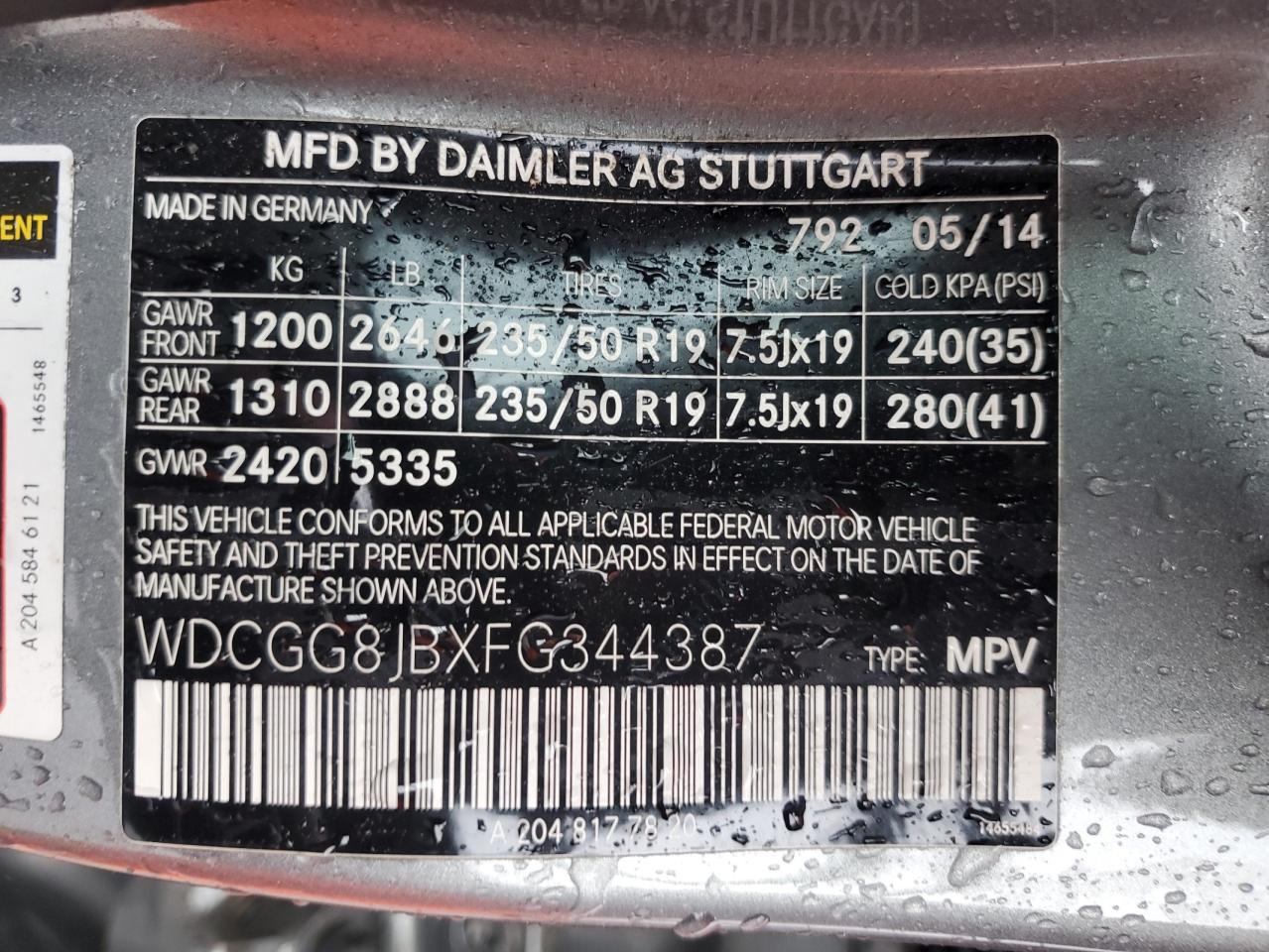 MERCEDES-BENZ GLK-CLASS 350 4MATIC