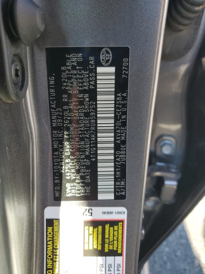 TOYOTA CAMRY SE NIGHT SHADE