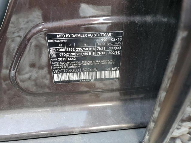 2018 MERCEDES-BENZ GLA 250 4M - WDCTG4GBXJJ502608