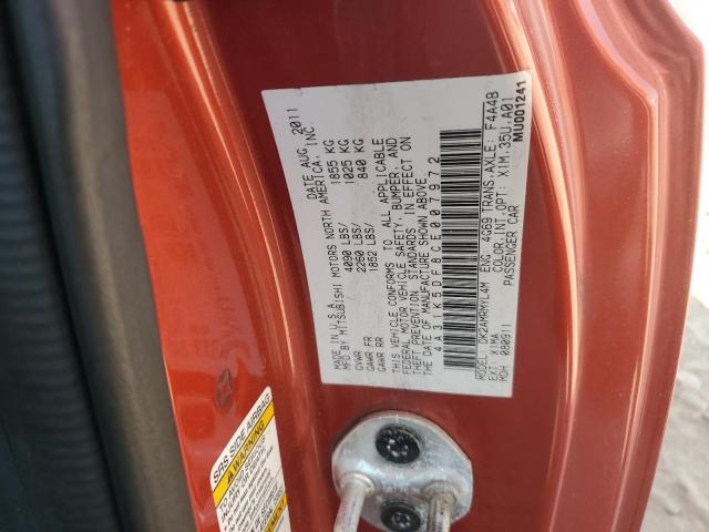 2012 MITSUBISHI ECLIPSE GS #3304799319