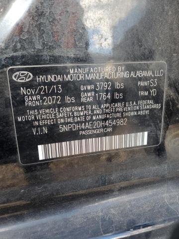 2013 HYUNDAI ELANTRA GL - 5NPDH4AE2DH454982