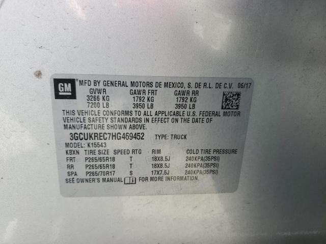 2017 CHEVROLET SILVERADO #3281633393