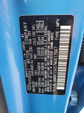 2021 HYUNDAI KONA ULTIM KM8K53A57MU617847