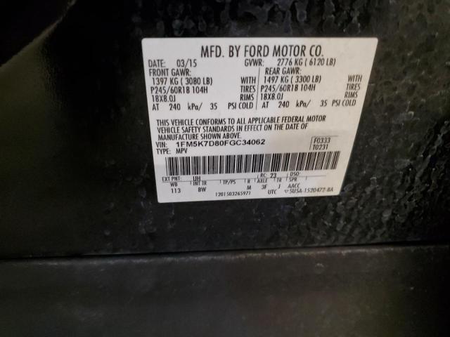 2015 FORD EXPLORER X #3285721658