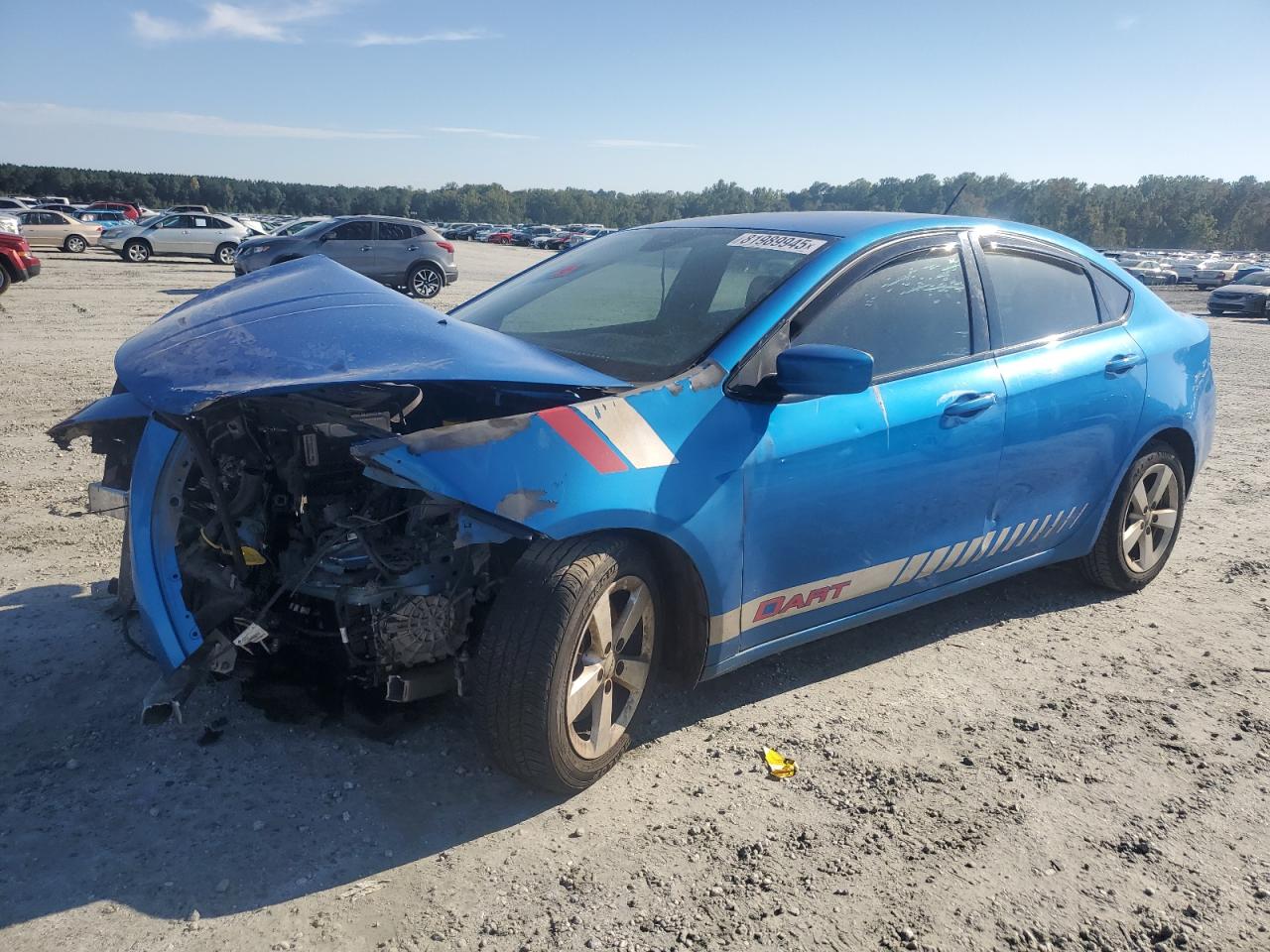 Lot #3291414140 2016 DODGE DART SXT