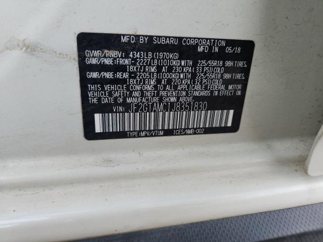 2018 SUBARU CROSSTREK #3285906569