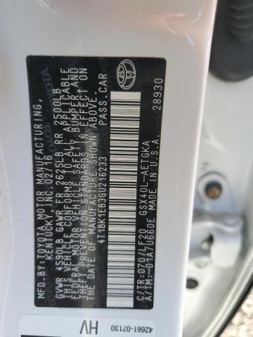 2016 TOYOTA AVALON XLE 4T1BK1EB3GU216233