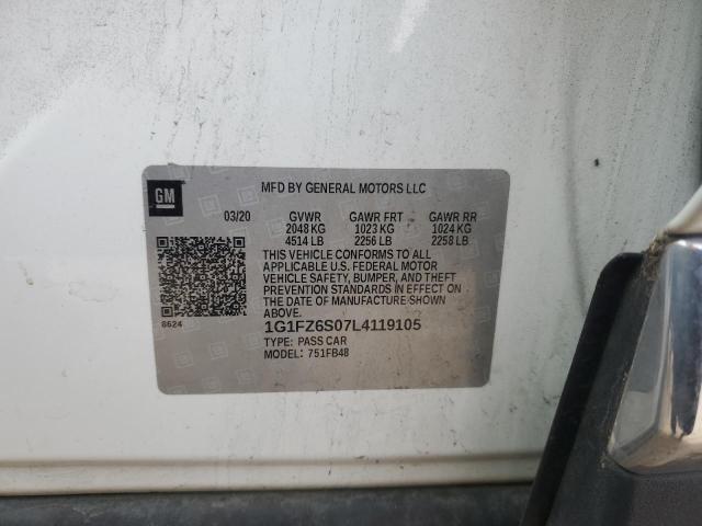 2020 CHEVROLET BOLT EV PR #3285635272