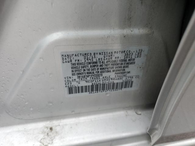 2015 NISSAN SENTRA S 3N1AB7AP1FY233079