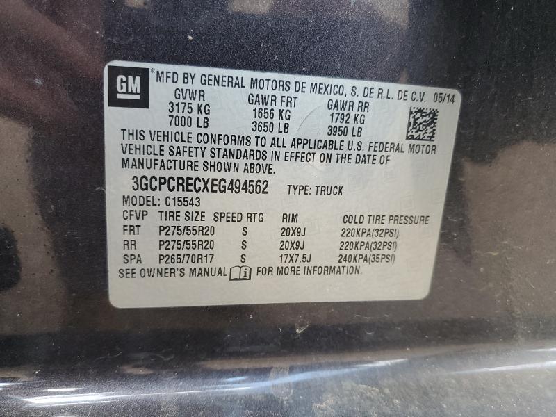 2014 CHEVROLET SILVERADO #3278858123