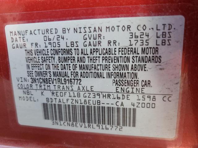 2024 NISSAN VERSA SV #3304730932