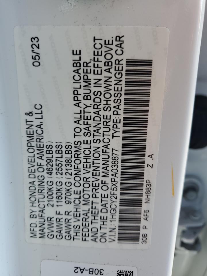 HONDA ACCORD HYBRID SPORT