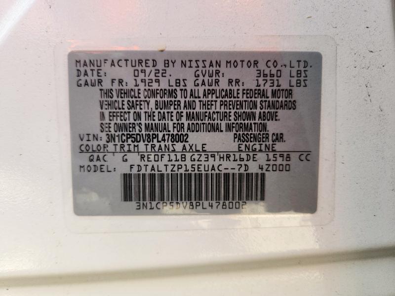 2023 NISSAN KICKS SR - 3N1CP5DV8PL478002