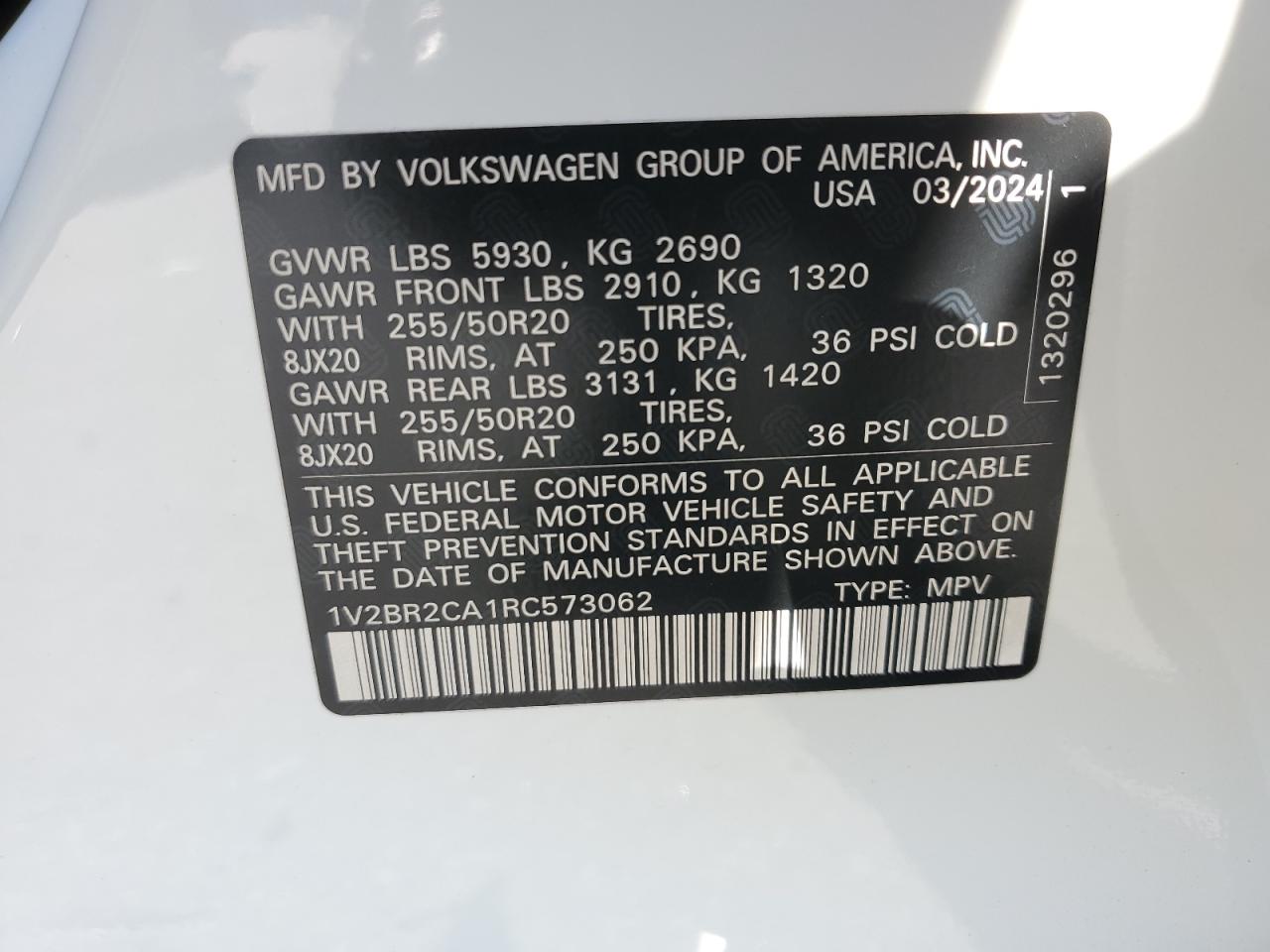 VOLKSWAGEN ATLAS SEL