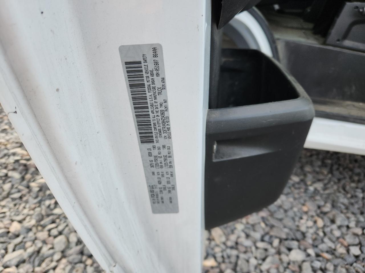 RAM PROMASTER 1500 STANDARD