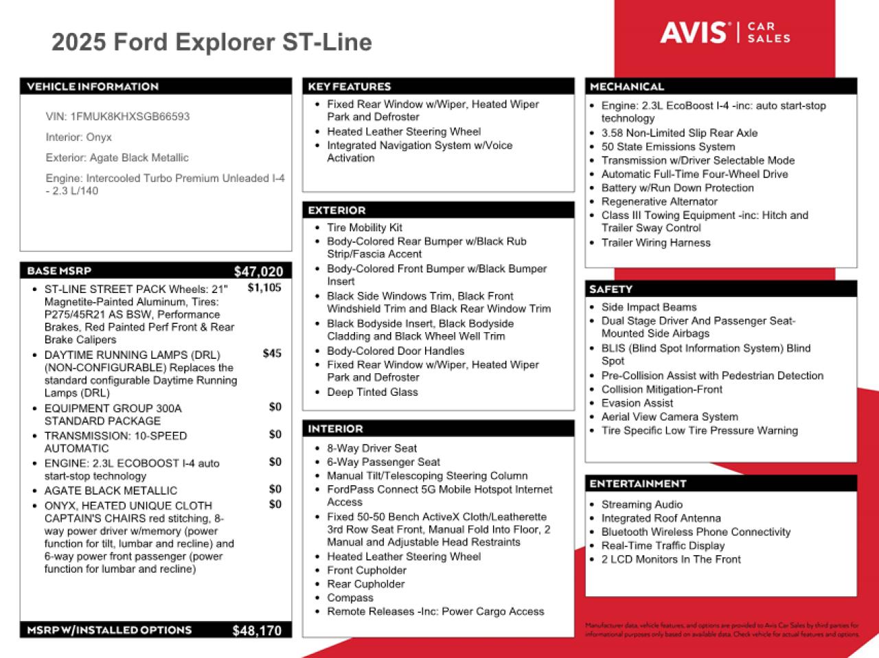FORD EXPLORER ST-LINE
