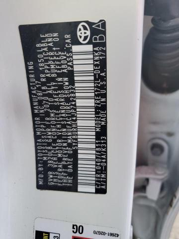 2018 TOYOTA COROLLA L - 5YFBURHE4JP742832