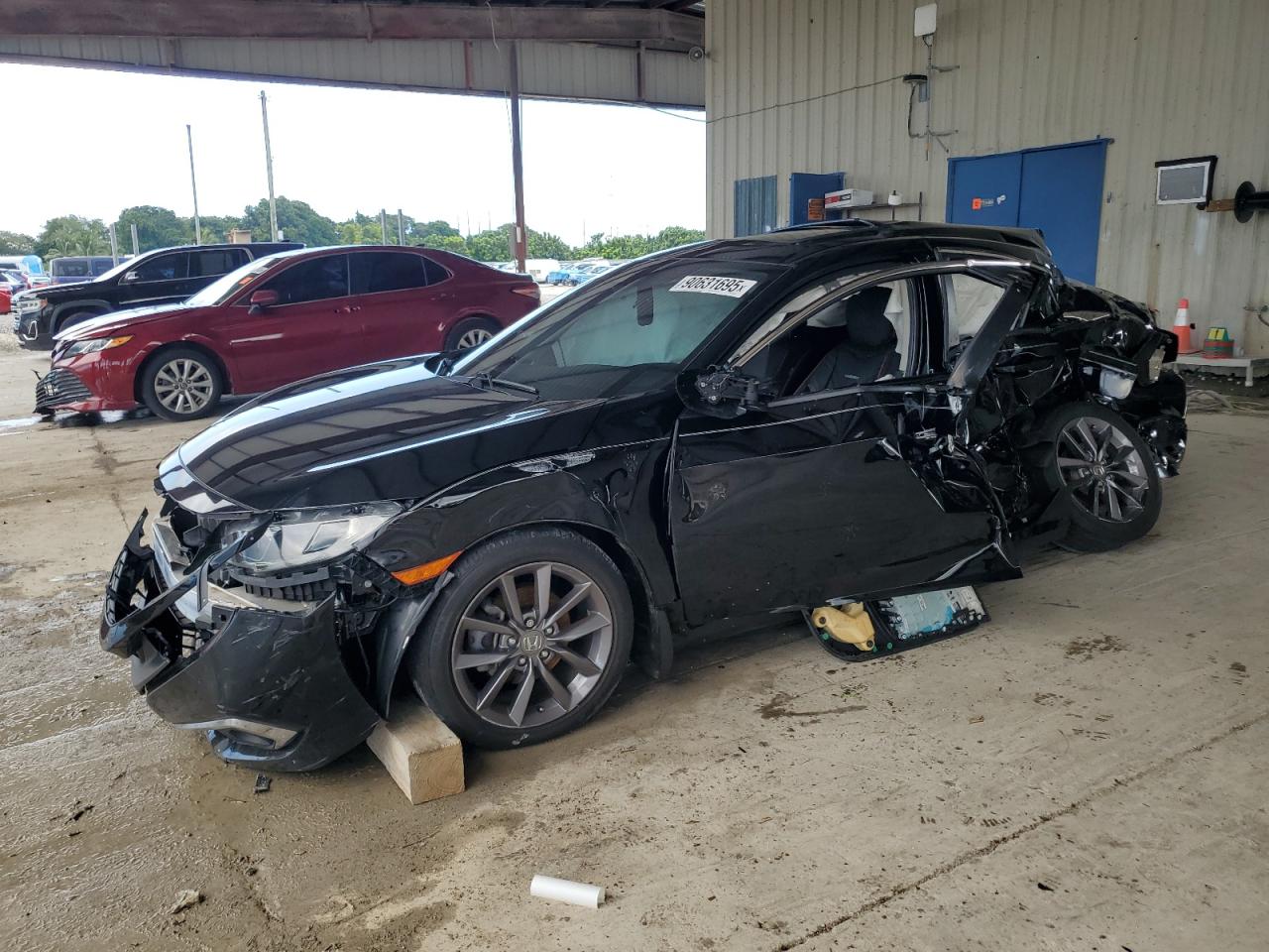 Lot #3301827347 2021 HONDA CIVIC EX