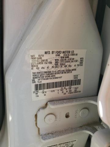 2012 FORD F250 SUPER DUTY - 1FT7W2BT5CEB60107