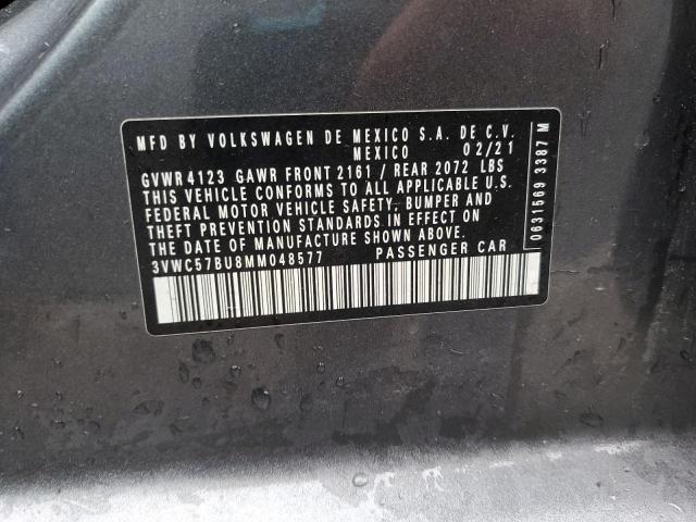 2021 VOLKSWAGEN JETTA S 3VWC57BU8MM048577