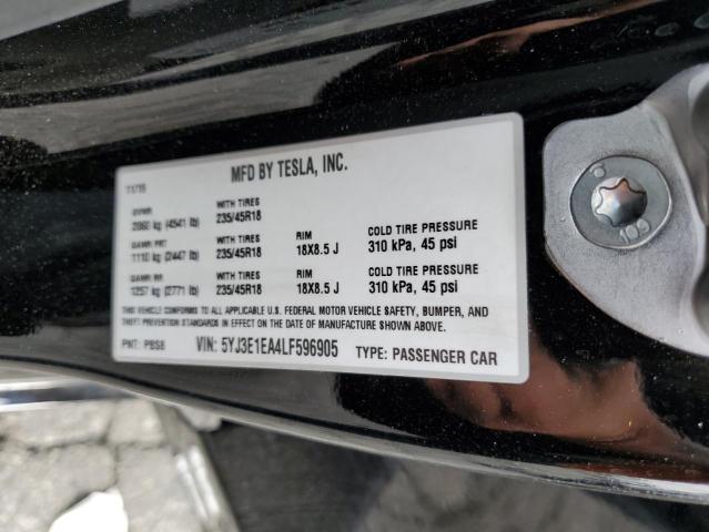 2020 TESLA MODEL 3 - 5YJ3E1EA4LF596905