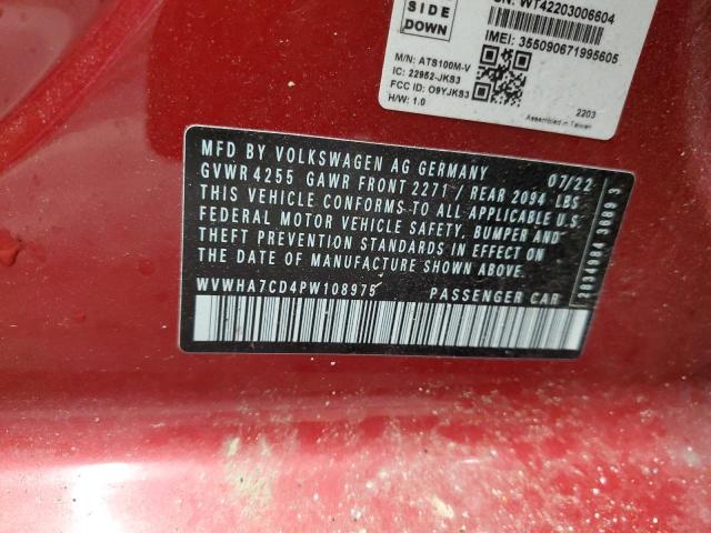 2023 VOLKSWAGEN GTI S WVWHA7CD4PW108975