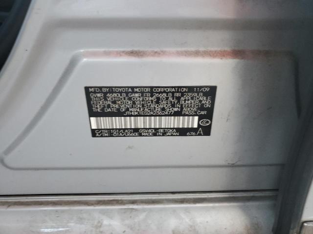 2010 LEXUS ES 350 - JTHBK1EG2A2362477