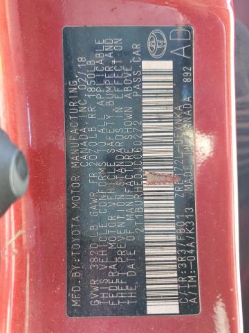 2018 TOYOTA COROLLA L #3282425267