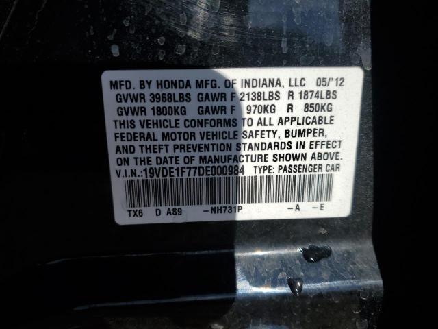 2013 ACURA ILX 20 TEC #3285553267