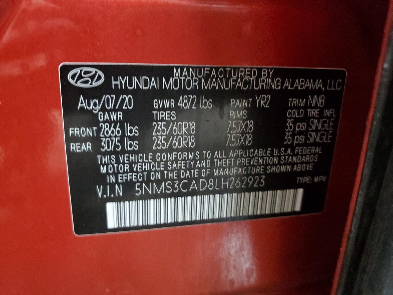 HYUNDAI SANTA FE SEL