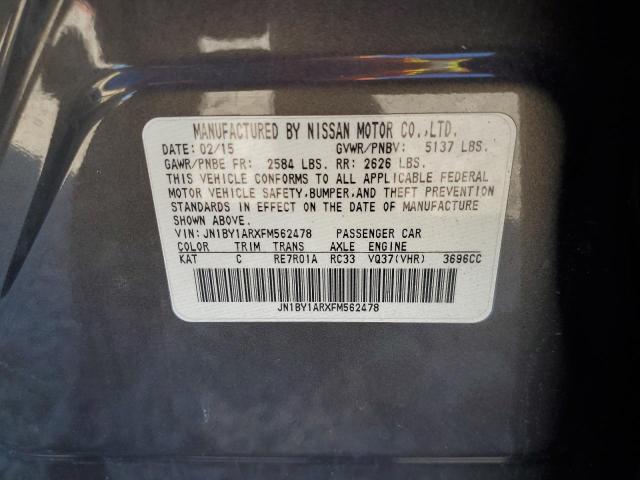 2015 INFINITI Q70 3.7 - JN1BY1ARXFM562478