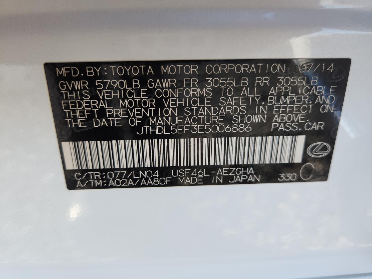 LEXUS LS 460 460L