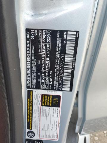 2014 MERCEDES-BENZ GL 450 4MA - 4JGDF7CE9EA377701