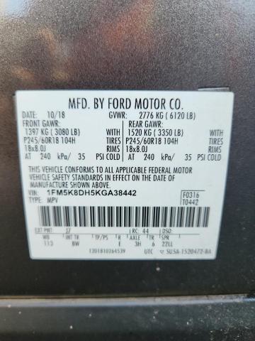 2019 FORD EXPLORER X #3268892240