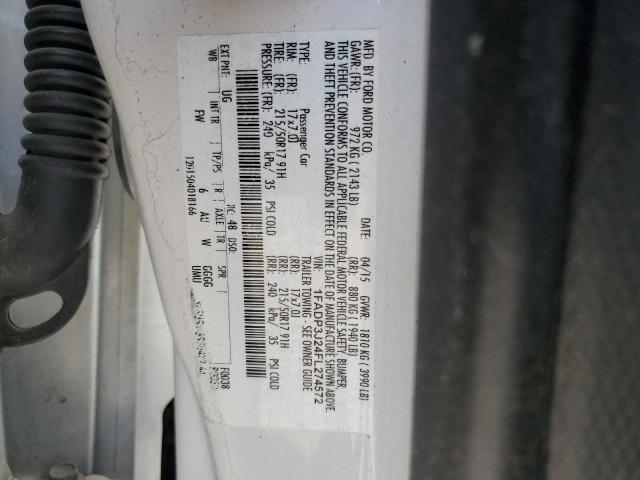 2015 FORD FOCUS TITA #3296268413