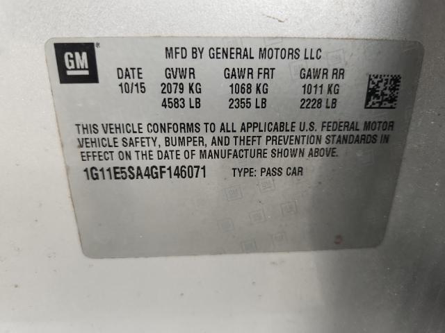 2016 CHEVROLET MALIBU LIM 1G11E5SA4GF146071