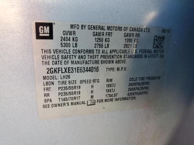 2014 GMC TERRAIN SL - 2GKFLXE31E6344016