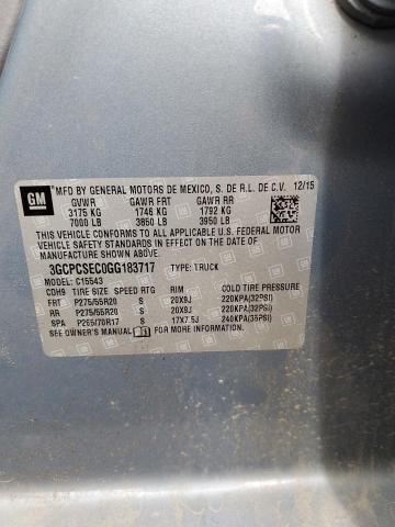 2016 CHEVROLET SILVERADO C1500 LTZ #3283816434